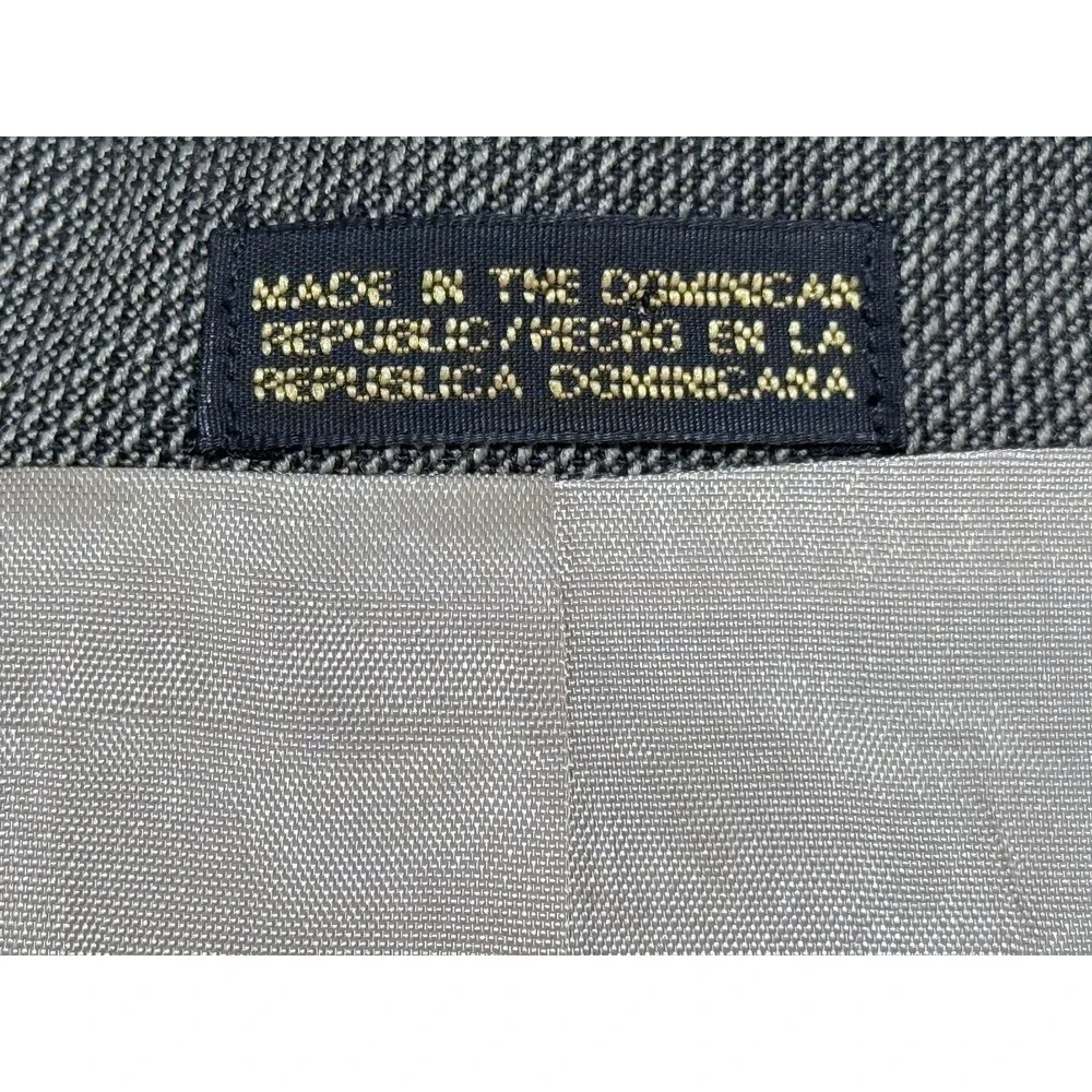 J Ferrar Blazer Mens 44R‎ Gray Wool Blend Custom Fit Single Breasted Sport Coat